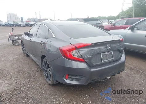 2019 Honda Civic Sport z USA, uszkodzony, nr VIN 2HGFC2F88KH591589